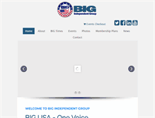 Tablet Screenshot of biginsusa.com
